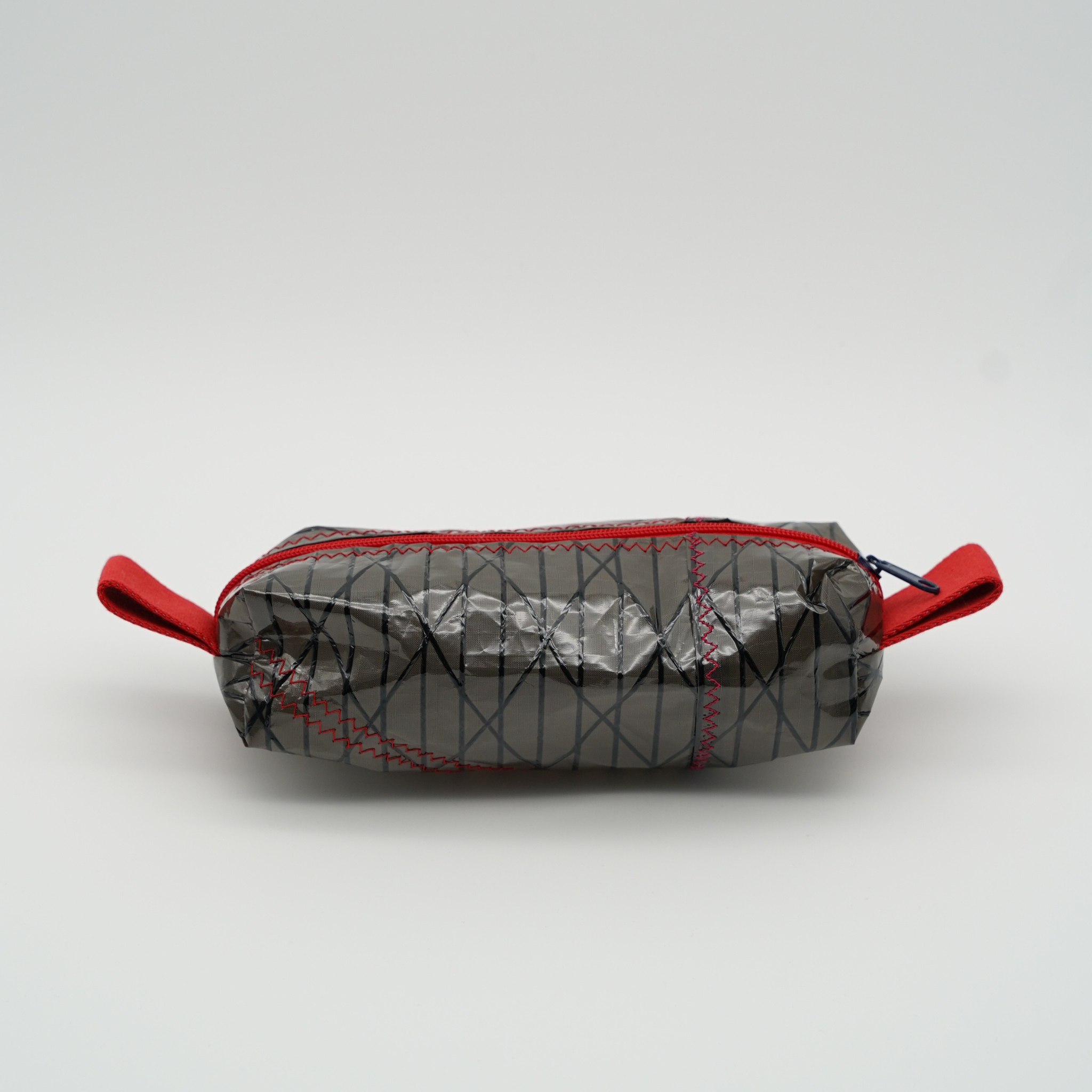 Toni | Federtasche Surf Grau/Rot