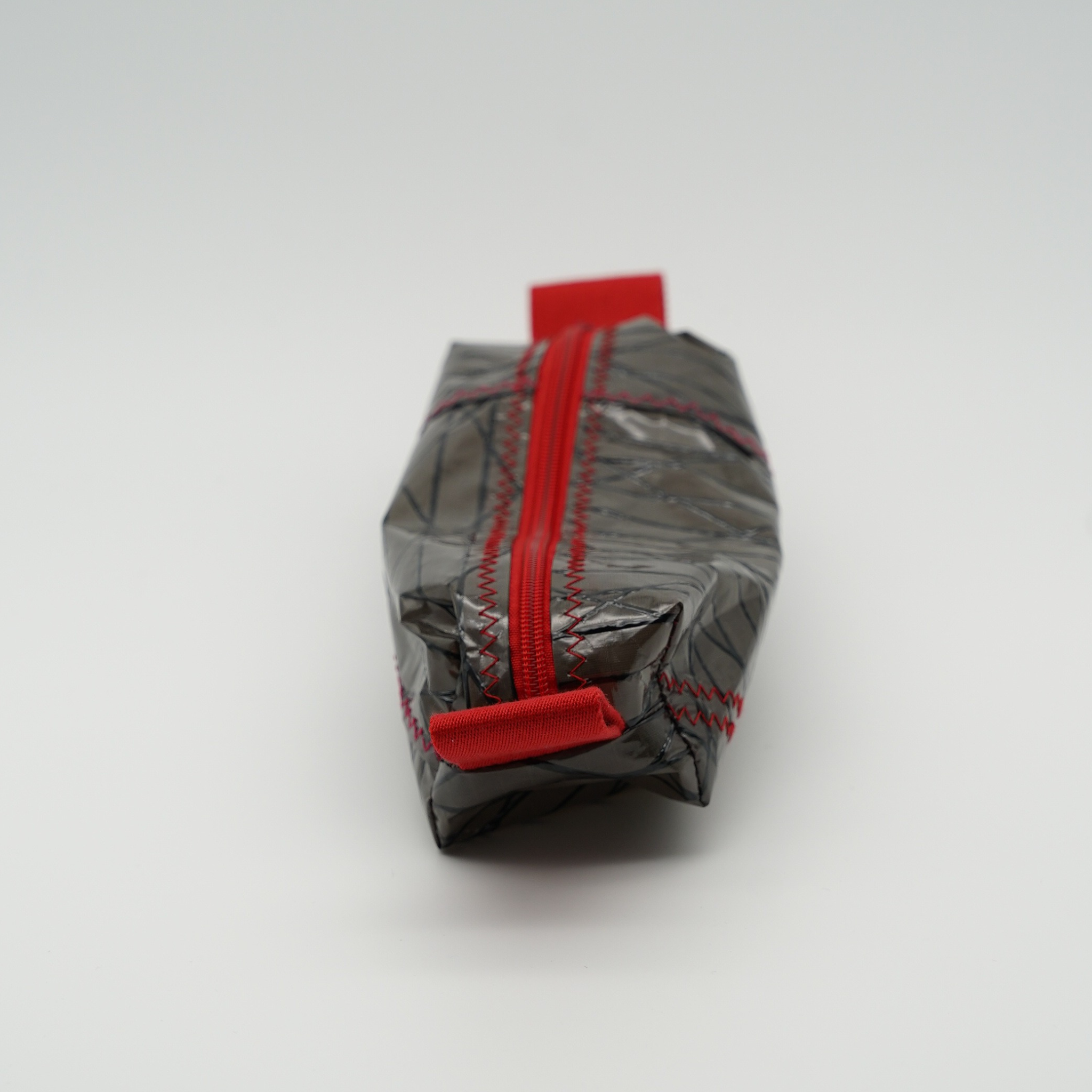 Toni | Federtasche Surf Grau/Rot