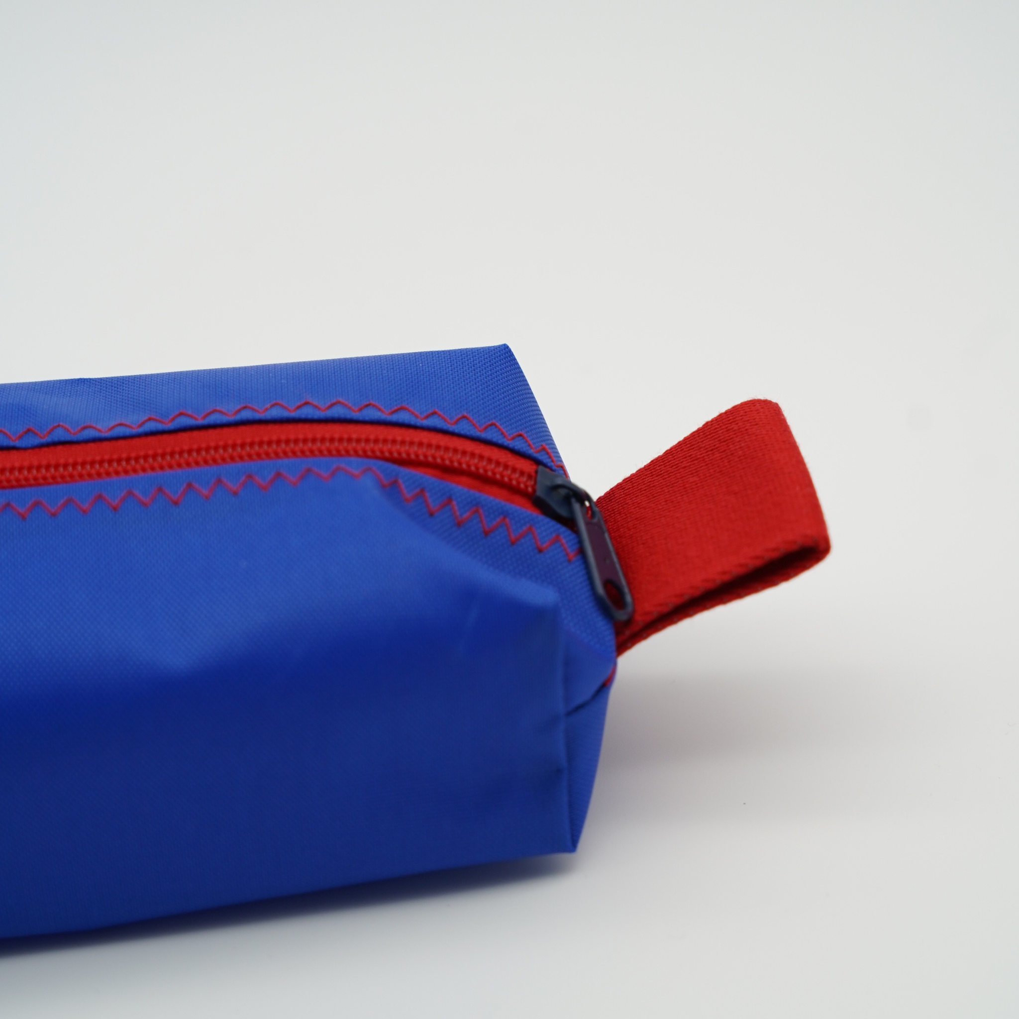 Lou | Federtasche Canvas Blau/Rot