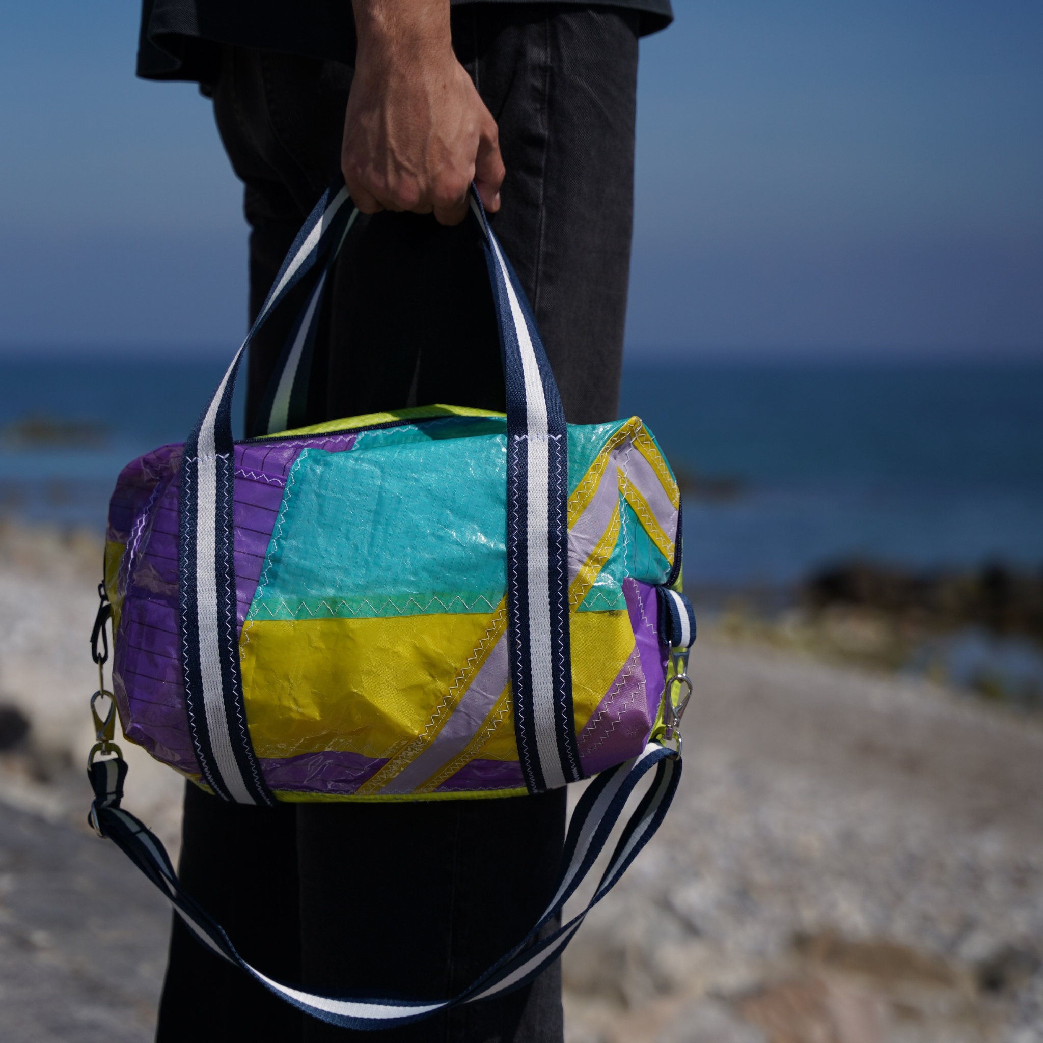 Remy | Tasche M Surf Gelb/Grün