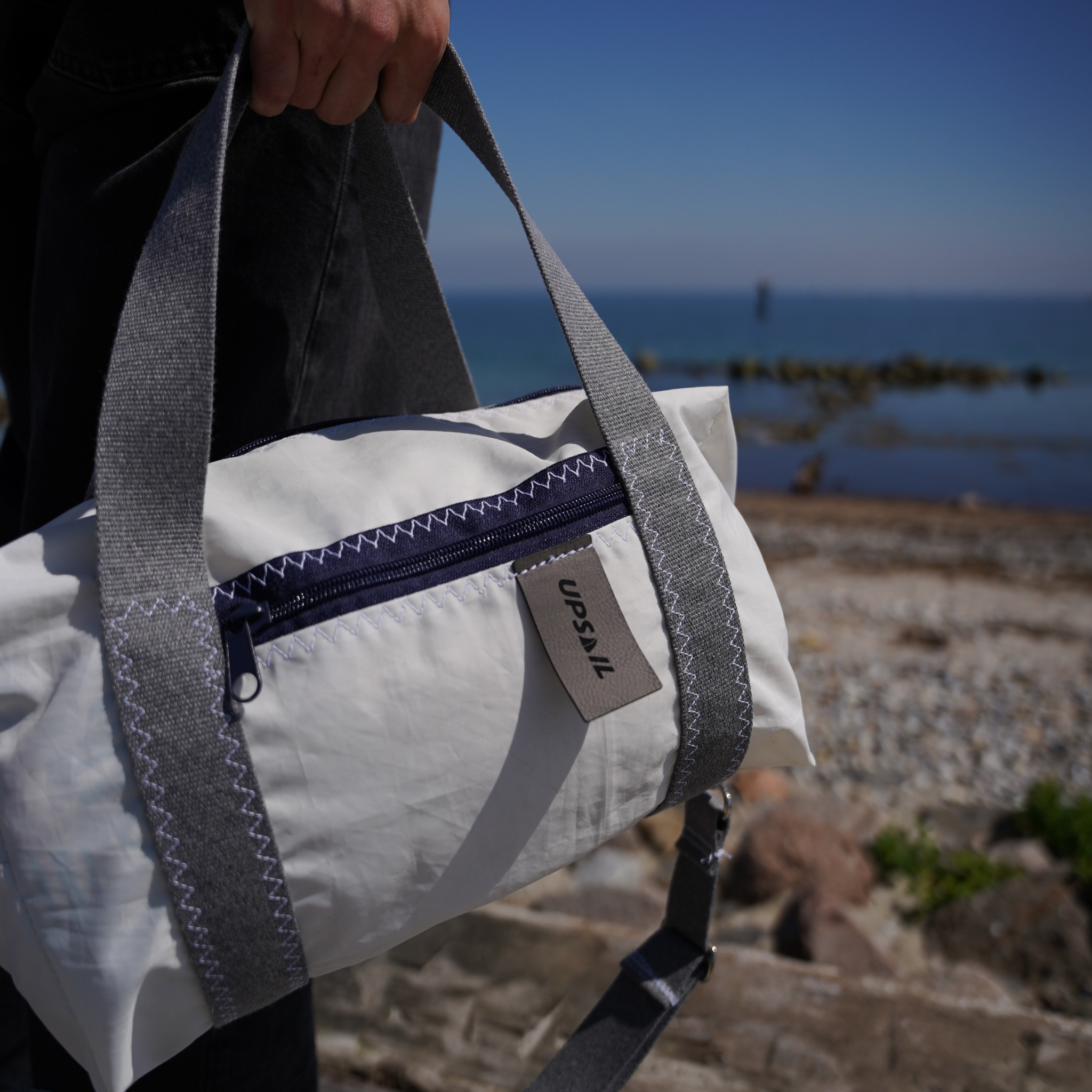 UpSail - Tasche Classic Medium Navy/Grau